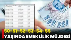 55 Yaş Altı İçin Erken Emeklilik Kapısı Aralandı! 50-51-52-53-54 Yaşında Emekli Olmanın Formülü Açıklandı